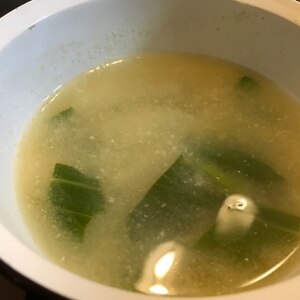 栄養満点！おいしさ満点！青梗菜のお味噌汁★